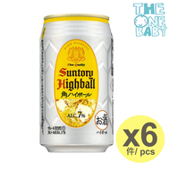 三得利 - Suntory - Highball 威士忌酒 (酒精7%) 350ml x 6 (4901777201439) [日本直送] expiry 2026/03