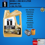 Mobil 1 Ultimate Performance 0W-40 4L Engine oil + Oil Filter