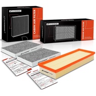 A-Premium 2-PC Engine & Cabin Air Filter with Activated Carbon Compatible with Mercedes-Benz C216 20