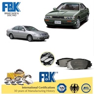 FBK Disc Brake Pad Rear FD1092MS - Nissan Sentra N16 1.8 Cefiro A31 Bluebird U12 2.0