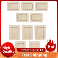 10PCS DIY Wood Picture Frames Unfinished Solid Wood Photo Picture Frames, for Crafts Wood, DIY Paint