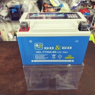 Battery Motorcycle YTX9A-BS MODENAS ELEGAN 150/ELEGAN 200/SYM VTS 200/VTS150 MAINTAINANCE FREE