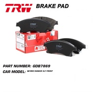 🚨 TRW 🚨 Front Brake Pad FORD RANGER XLT FRONT GDB 7869 Disc Pad SPM