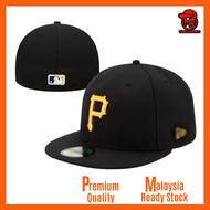 MLB NE Fitted Cap Pittsburgh Pirates Men Women Fashion SnapBack Snap Back Flat Brim Cap Close Full F