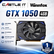 Winnfox GTX 1050 4GB GDDR5 Nvidia GeForce GTX1050 4G D5 Graphic Card