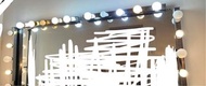 IKEA 燈*4 連燈泡 + 大鏡