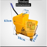 20L mop cart  wringer mop pail with wheel mop bucket wheel baldi mop beroda mobile cart jenitor cart