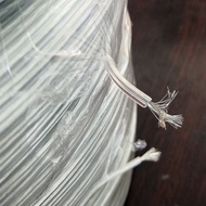 สายไฟ แบบใส สายไฟใส 18awg (0.75 mm²) สายลำโพง สายไฟคู่ สายคู่ electrical wire cable