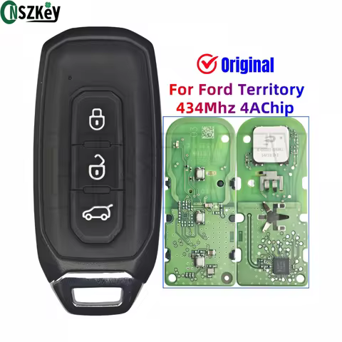CNSZKEY OEM Smart Remote Key For Ford Territory 3 Buttons 434Mhz FSK 4A Chip With Blade JS1-21808-CA