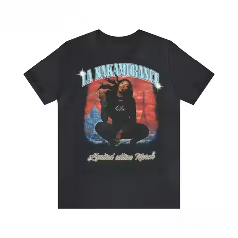 Retro Soft Designer Fashion Versatile Casual Pattern Aya Nakamura T-shirt Nakamura Jersey