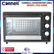 (BULKY) CORNELL CEO-S20BK 20L COUNTERTOP ELECTRIC OVEN, HIGH SPEED HOT AIR CIRCULATION TECHNOLOGY,1380W, 1 YEAR WARRANTY