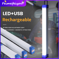 52cm 60W LED Light Night Lamp USB Rechargeable 52/32/17cm Built-in Magnet 60W/40W/20W study desk lamp for Closet/Cabinet/Stairs/Wardrobe/Kitchen/Bed 3 work modes