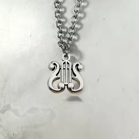 Handmade Apollo’s Lyre Necklace | Y2K Greek Mythology Jewelry | Ancient Greece jewelry