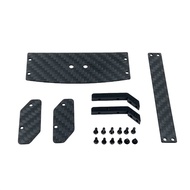 Carbon Fiber Tail Wing Rear Spoiler for WLtoys 1/24 244016 LOSI 1/24 Micro-B