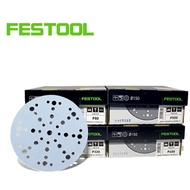 German FESTOOL Garnet Dry Sandpaper 6" 48-Well Disc Sandpaper P80 P120 P180 P240 P320 P400 P500 Mesa