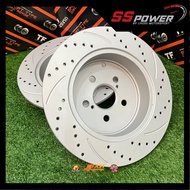 ORIGINAL TF SLOTTED & DRILLED DISC ROTOR (REAR) TOYOTA WISH ZNE10G ZGE20