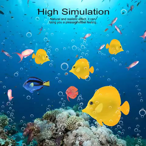 Fish Decoration Fish Ornament Aquarium Decoration Tropical Fake Fish Funny Artificial Luminous Fish 