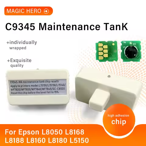 For Epson C9345 C12C93459 Maintenance Tank Chip Resetter ET-8550 ET-8500 ET-16000 L8050 L15158 L1516