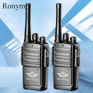 [Ronyme] 2x Kids 2 Way Radio Children's Walkie Talkie with Metal Clip Handheld Radio for Family