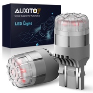 AUXITO 2Pcs T20 7443 7440 W21/5W WY21W LED Backup LED Brake Light Tail Light Red 3020SMD Beads Brake