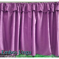 gorden kolong korden dapur polos/hordeng meja kompor/gorden kolong dapur gorden kolong motif embos