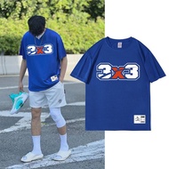 Basketball Clothes Men's American T-shirt Training Wear Sports Running Top Breathable Mesh Quick-Dry