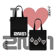 2NE1 I LOVE 2NE1 PREMIUM QUALITY TOTE BAG WITH ZIPPER MERCH