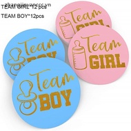 zhangjin 24pcs/set Team Boy Team Girl Stickers Boy or Girl Vote Sticker for Gender Reveal .