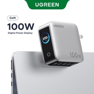 UGREEN 4C1A 100W Gallium Nitride Charger TFT Foldable Multi-Protocol 160W GaN Charger 4C1A TFT Displ