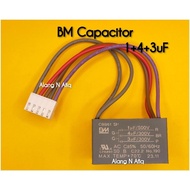 High Quality Original BM 1+4+3 uF 5 Wire Ceiling Fan Capacitor / Capasitor / Kapasitor Kipas Siling 