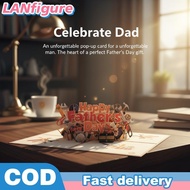 LANfigure Toolbox  Up Card 3D Fathers Day Birthday Greeting Card with Tools Design for Dad Unique DI