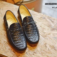 W821 Arcobareno​ woven loafer x lace 4 color รองเท้า loafer ผู้ชาย งานหนัง Italy แท้ HandMade สุดคลา
