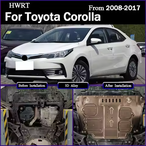 Engine Baffle Protection Plate Lower Guard Plate Engine Shield For Toyota Corolla 2008-2017 1.6L 1.8