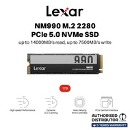 LEXAR NM990 Gen5 M.2 NVMe SSD – 1TB / 2TB / 4TB – Up to 14000MB/s Read Speed PCIe 5.0 High-Speed Int