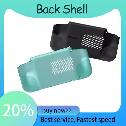 New Retroid Pocket Nova Bumped Back Shell Ergonomic Grip Rear Shell Replacement Housing for Retroid 