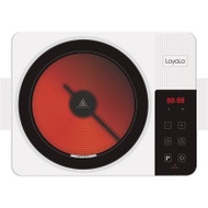 LoyoLa 忠臣家電 LC9203 多用途座檯單頭電陶爐 | 高效輕觸式 | 輕便易攜 | 10段火力/溫度調校 - 白色 | 香港行貨