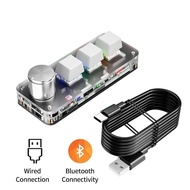 2.4G 3-key Customize Bluetooth Keyboard Macro Knob Copy Paste Shortcut Key E-sports Game Mini Mechan