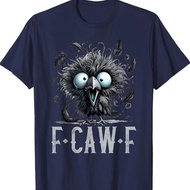 F-Caw-F Black Crow Black Bird Funny Halloween T-Shirt