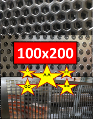 Ram Speaker - 100x200 cm - Grill Speaker - Plat Speaker - Plat Lubang