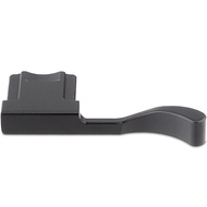 Haoge รองเท้าร้อนโลหะที่พัก Thumb Up มือจับสำหรับ Fujifilm Fuji X100VI กล้องสีดำ