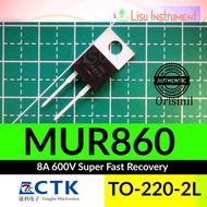 MUR860 8A 800V Superfast Recovery MUR860 TO-220-2L CTK Electronics