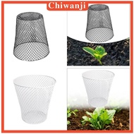 [Chiwanji] Chicken Wire Bell Cloche Cover Metal Garden Bell Ventilation Holes Easy to Use for