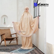 ALBESTH - Mukena Dewasa Bordir Savita Katun Premium Renda Mewah