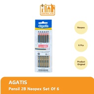 PENCIL NEOPEX AGATIS 2B PENCIL/ SET 6 NEOPEX AGATIS 2B PENCIL/ SET 6 (1 SET)