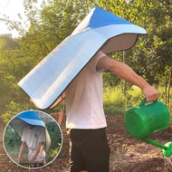 Farmers Work Picking Tea Sunscreen Hat Sunshade Spire Hat Pelindung Working Cap Outdoor UV Protect