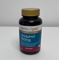 全新 herbs of gold Ubiquinol 150mg heart health 60 capsules