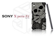 【傑克小舖】客製化 Sony Xperia Z2 D6503 L50w 背蓋 保護殼 手機殼 彩繪 個性化 美式 復古 塗鴉 變形蟲 玫瑰 骷髏