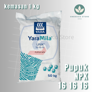 YaraMila Pupuk NPK 16-16-16 1 kg repack