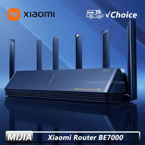 New Xiaomi Mijia Router BE7000 Tri-Band WiFi Repeater VPN 1GB Mesh USB 3.0 IPTV 4 X 2.5G Ethernet Po