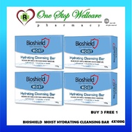 BIOSHIELD SKIN SOLUTIONS MOIST HYDRATING CLEANSING BAR 100G / 4X100G (EXP:09/2027)